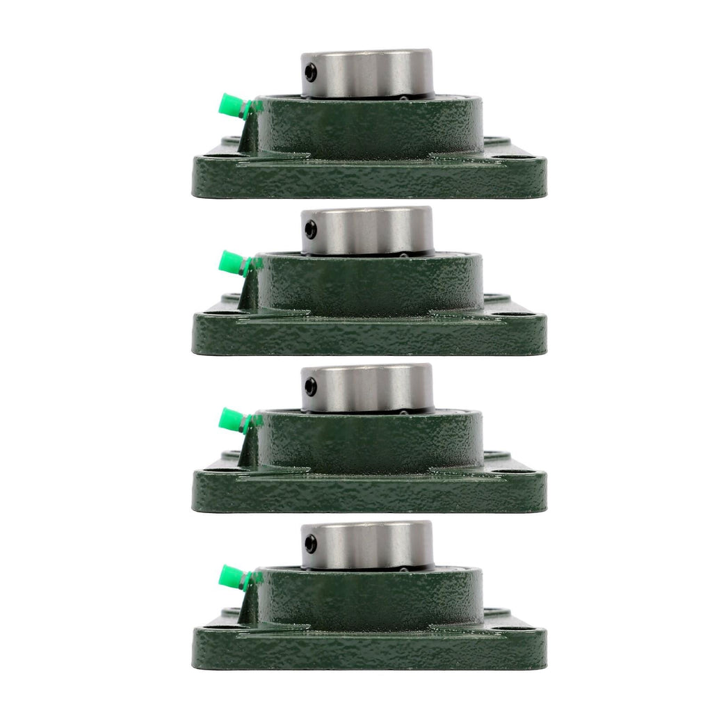 4PCS UCF208-24 Pillow Block Bearing 4-Bolt Self-Aligning 1-1/2" Bore Solid Base