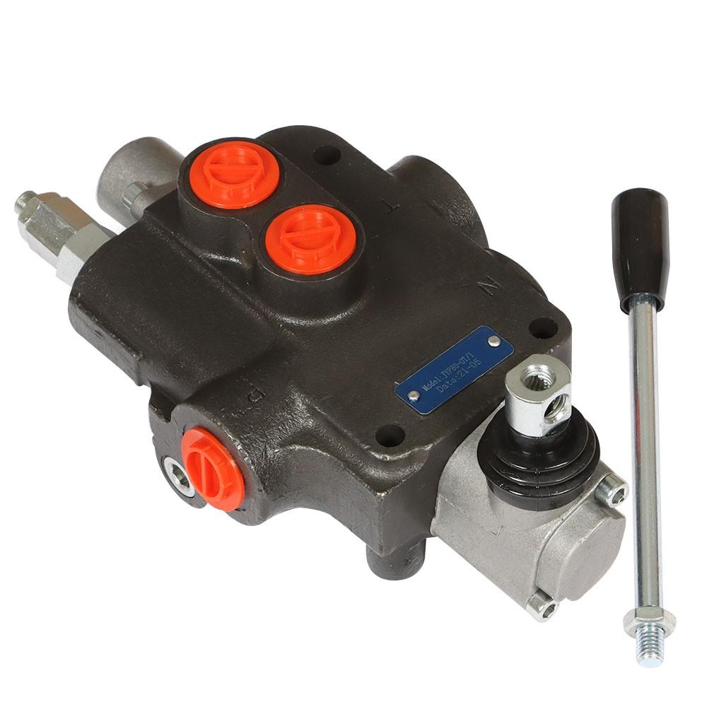 Hydraulic Directional Control Valve 21GPM 3600PSI w/ 1 Spool 4-Way Tandem Center