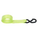 Ratchet Straps (4 Pack) - 5208 lbs Break Strength 1.6"x8' Green Tie Down Straps