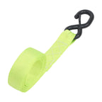 Ratchet Straps (4 Pack) - 5208 lbs Break Strength 1.6"x8' Green Tie Down Straps