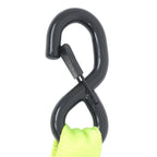 Ratchet Straps (4 Pack) - 5208 lbs Break Strength 1.6"x8' Green Tie Down Straps