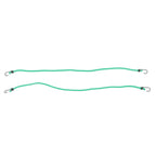 Ratchet Straps (4 Pack) - 5208 lbs Break Strength 1.6"x8' Green Tie Down Straps