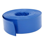 3" x 100 ft Pool Backwash Hose Blue PVC Lay Flat Water Discharge Pump Hoses