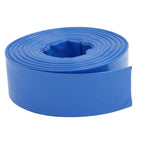 3" x 100 ft Pool Backwash Hose Blue PVC Lay Flat Water Discharge Pump Hoses
