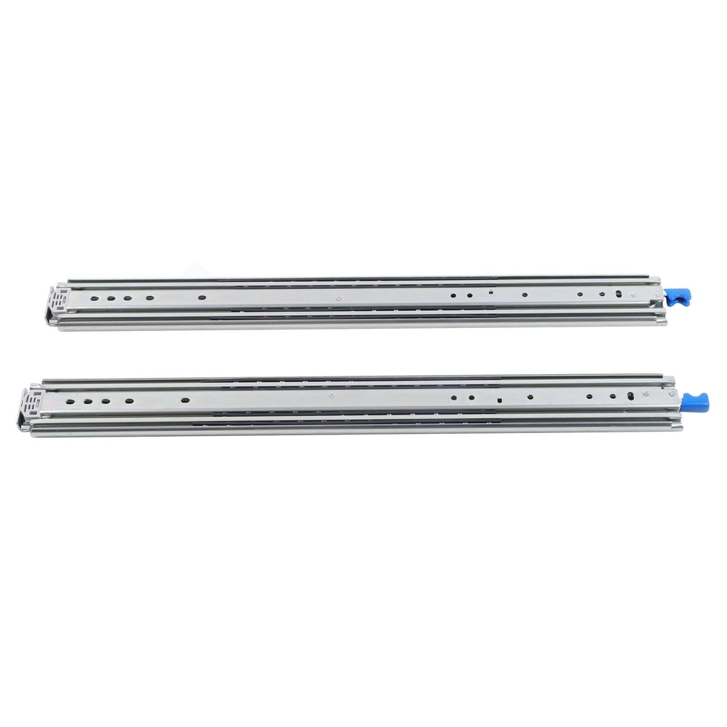 28 Inch Locking Drawer Slides 500lb Load Ball Bearing Full Extension Rails
