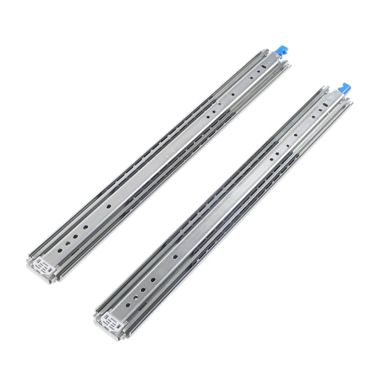 28 Inch Locking Drawer Slides 500lb Load Ball Bearing Full Extension Rails