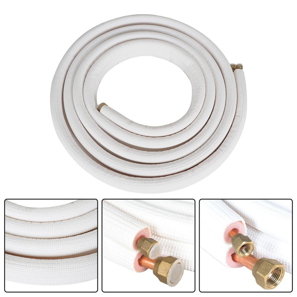1/4 In-1/2 In Dia. White 16 Feet Install Kit For Mini Split Heat Pump Systems