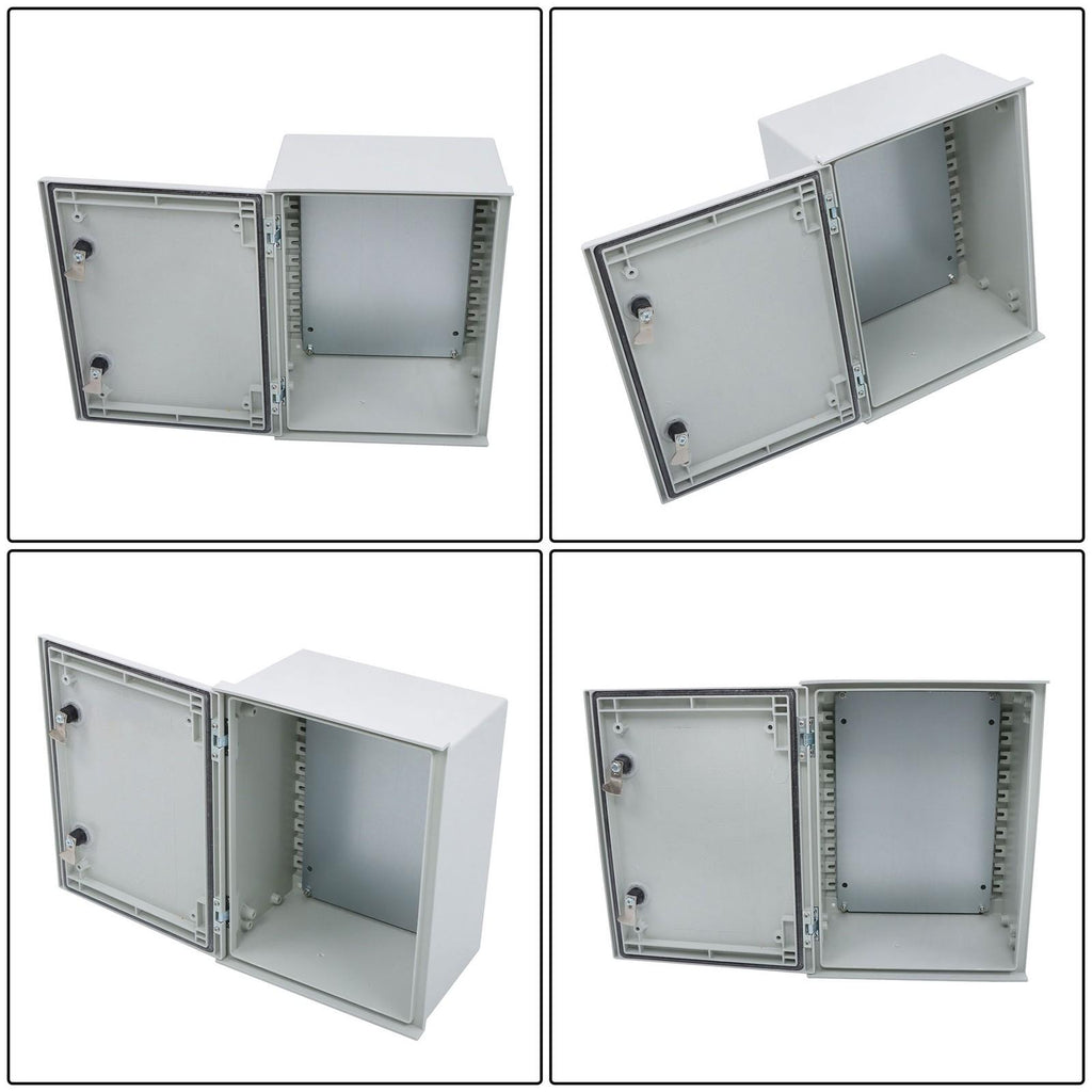 16"x12"x8" Fiberglass Electrical Enclosure Box NEMA3 IP65 Junction Box