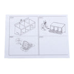 Heavy-Duty 3 Holes Coop Metal Chicken Egg Lay Chicken Nest Box With Lided Cover