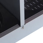 Heavy-Duty 3 Holes Coop Metal Chicken Egg Lay Chicken Nest Box With Lided Cover