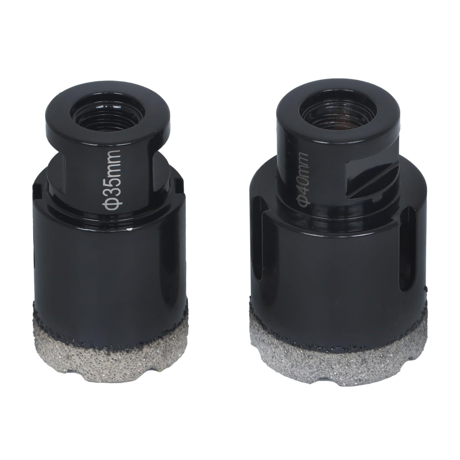 Set Ceramic Marble Tile Kit Tool Diamond Hole Saw Set M14 Thread 6-68mm (Qty9)