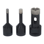 Set Ceramic Marble Tile Kit Tool Diamond Hole Saw Set M14 Thread 6-68mm (Qty9)