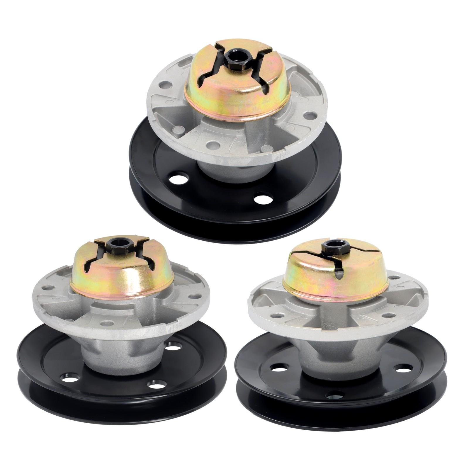 3 Spindle Assembly w/Pulley For John Deere AM121229 AM121342 82-333 285-109