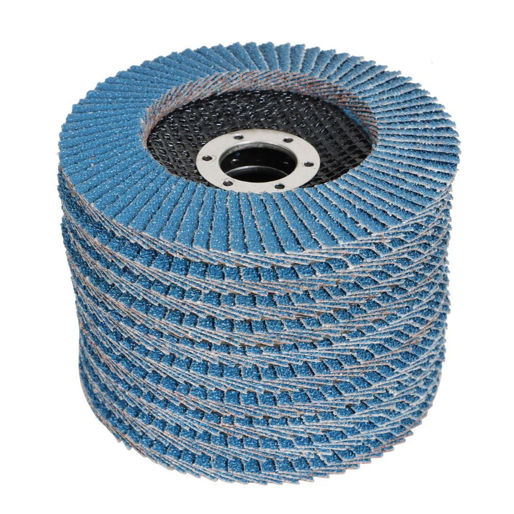 100 Piece 4.5Inch 60 Grit T29 Flap Disc Premium Zirconia Sanding Grinding New US
