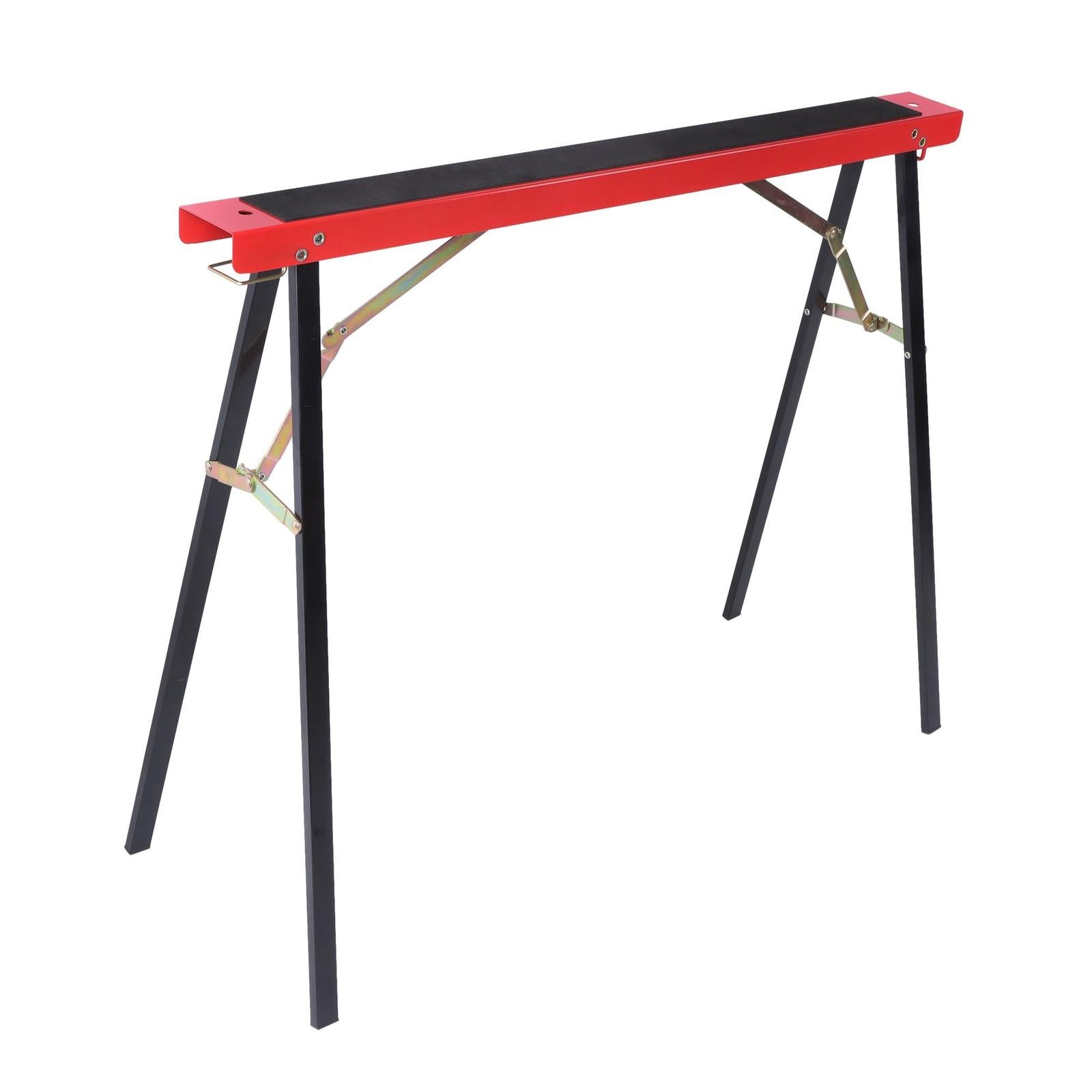 2 Pack Saw Horse Portable Folding Legs Sawhorse Heavy Duty 440 Lbs Capacity