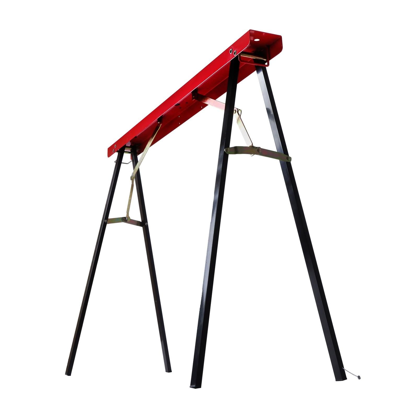 2 Pack Saw Horse Portable Folding Legs Sawhorse Heavy Duty 440 Lbs Capacity
