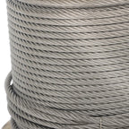3/16" x 250ft Stainless Steel Cable 7x19 Strands T304 Wire Rope 3700 lbs Load
