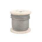 3/16" x 250ft Stainless Steel Cable 7x19 Strands T304 Wire Rope 3700 lbs Load