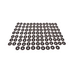 100 Pcs Premium Zirconia Grinding Flap Disc 4-1/2" × 7/8" Flap Disc 40 Grit Grey