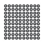 100 Pcs Premium Zirconia Grinding Flap Disc 4-1/2" × 7/8" Flap Disc 40 Grit Grey