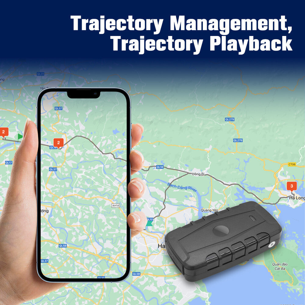 4G Real-Time GPS Tracker 6000mAH Robust & Splash Proof W/ Strong Built-in Magnet