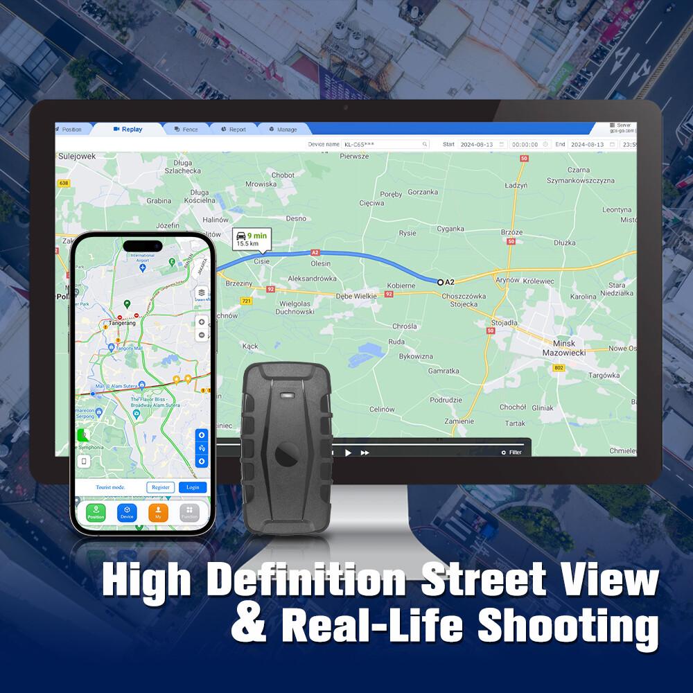 4G Real-Time GPS Tracker 6000mAH Robust & Splash Proof W/ Strong Built-in Magnet