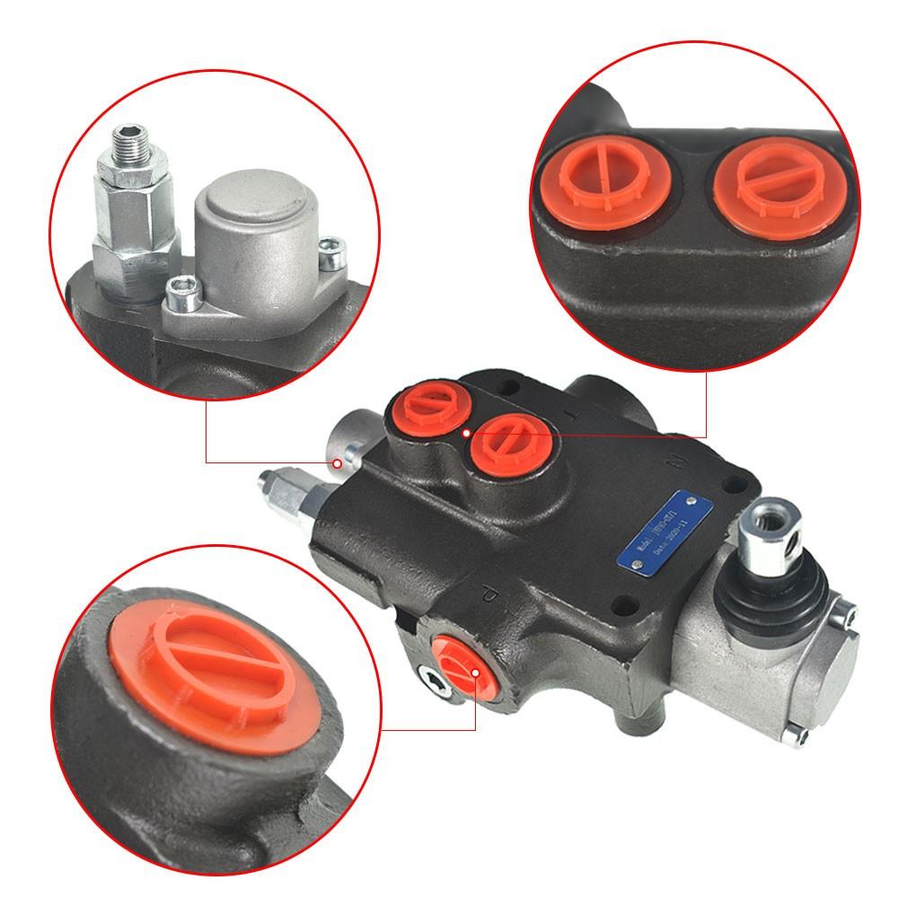 1 Spool 21GPM Hydraulic Directional Control Valve Motors Spool Double Acting