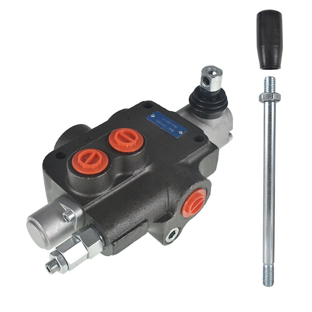 1 Spool 21GPM Hydraulic Directional Control Valve Motors Spool Double Acting