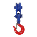 2 ton Snatch Block with Hook(2 Pack) 3" Sheave 3/8 Inch Wire Rope Snatch Pulley