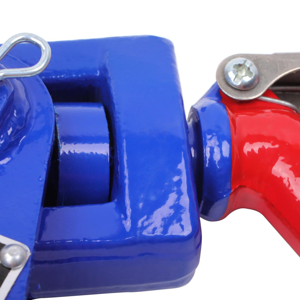 2 ton Snatch Block with Hook(2 Pack) 3" Sheave 3/8 Inch Wire Rope Snatch Pulley