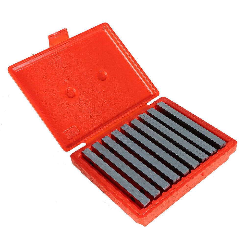 Steel Parallel Set 9 pairs 1/4 inch Thick 6 inch Long 0.0002-inch Precision