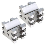 Multi-Use 2-3/8"x2-3/4"x2" V-Block and Clamp Set Hardened Steel Precision 2 Pack