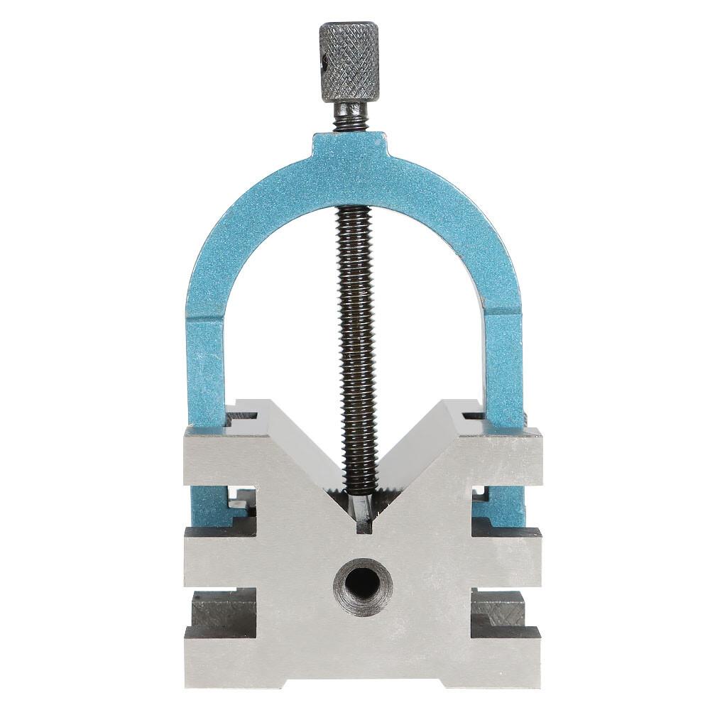 Multi-Use 2-3/8"x2-3/4"x2" V-Block and Clamp Set Hardened Steel Precision 2 Pack