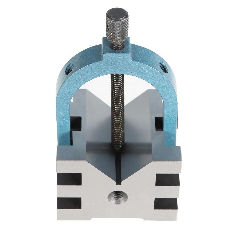 Multi-Use 2-3/8"x2-3/4"x2" V-Block and Clamp Set Hardened Steel Precision 2 Pack