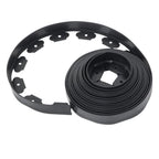 40FT 1.7" Garden Landscape Edging No Dig Lawn Edging Border With 16 8-In Spikes