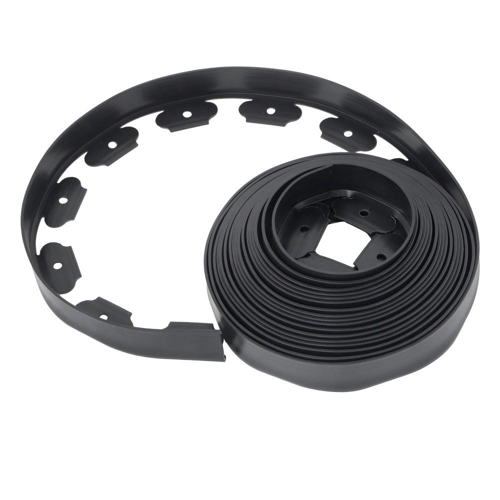 40FT 1.7" Garden Landscape Edging No Dig Lawn Edging Border With 16 8-In Spikes