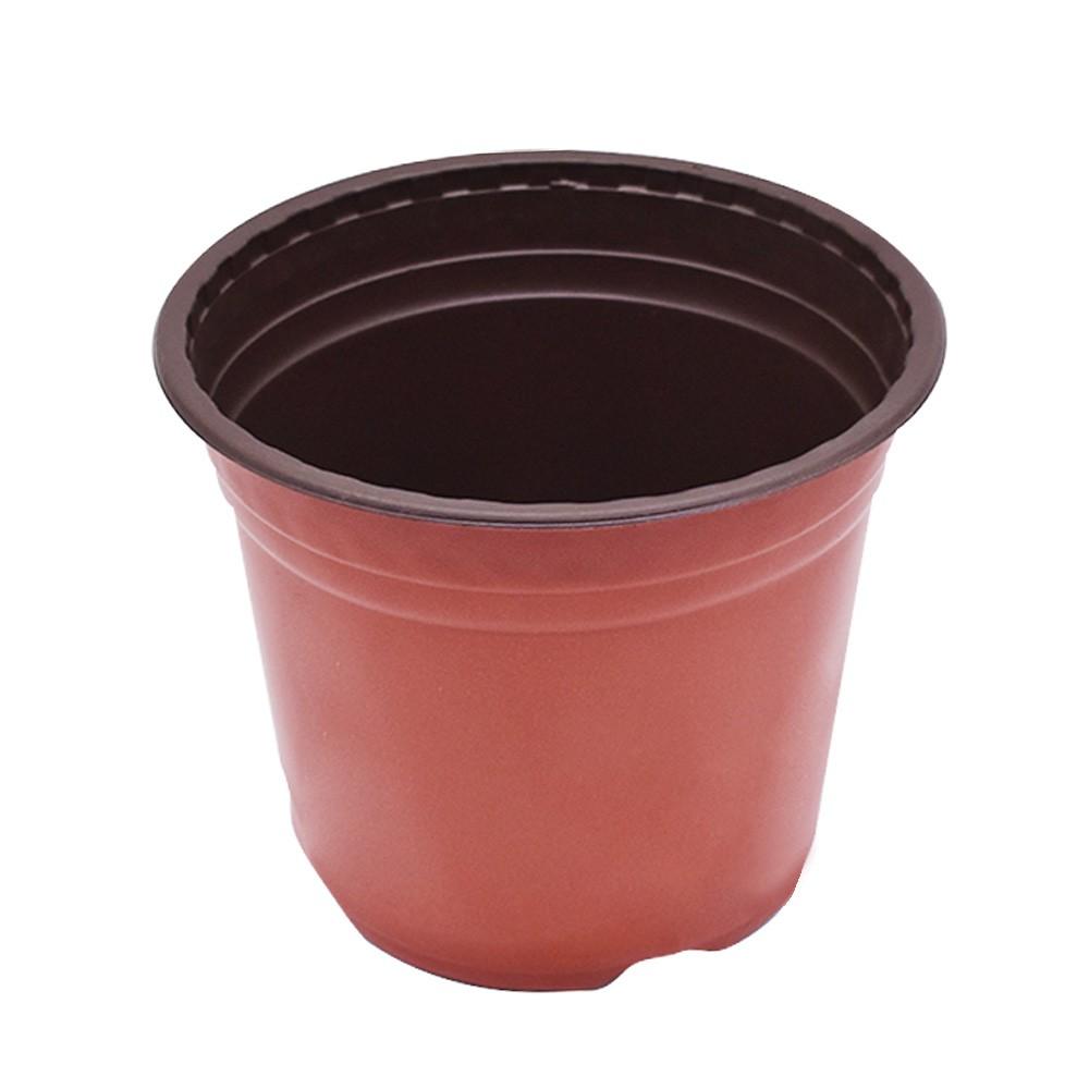 200 Pack 20.5x18x15cm Plastic Plant Flower Pots Nursery Seedlings Growing Pot