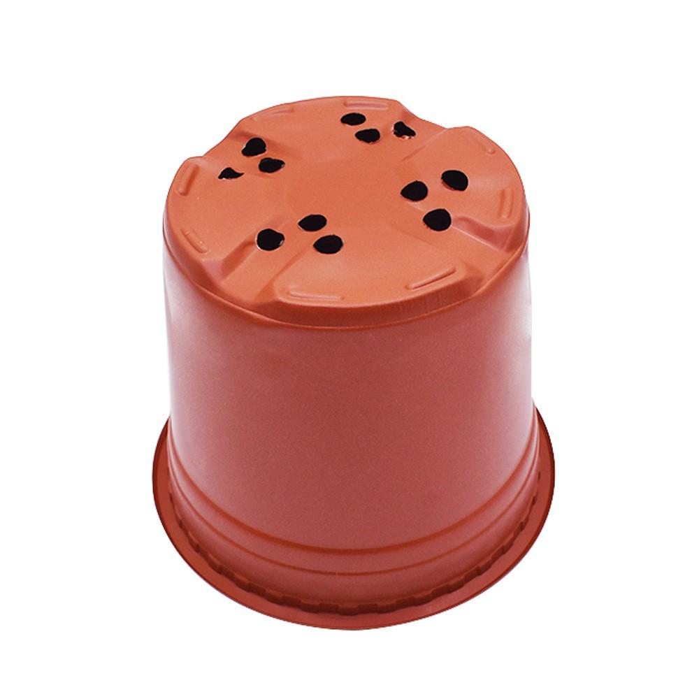 200 Pack 20.5x18x15cm Plastic Plant Flower Pots Nursery Seedlings Growing Pot