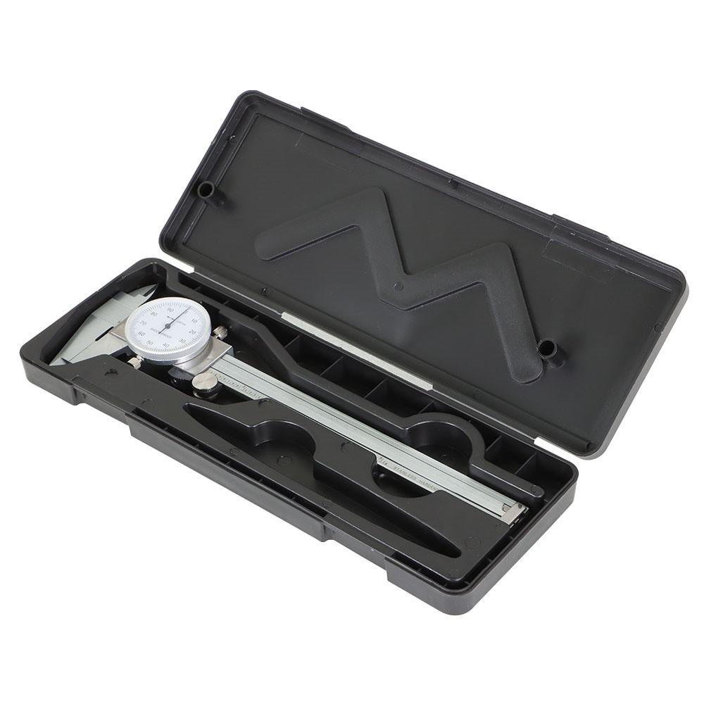 3 Pack Stainless Steel Dial Caliper Shockproof Of Gauge 0.001" Accuracy 6 Inch