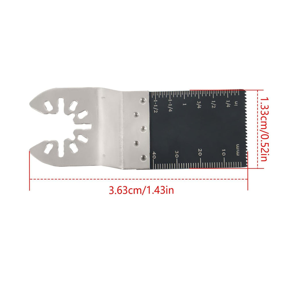 50-Piece Oscillating Saw Blades Bi-Metal Multitool Blades for Wood and Plastic