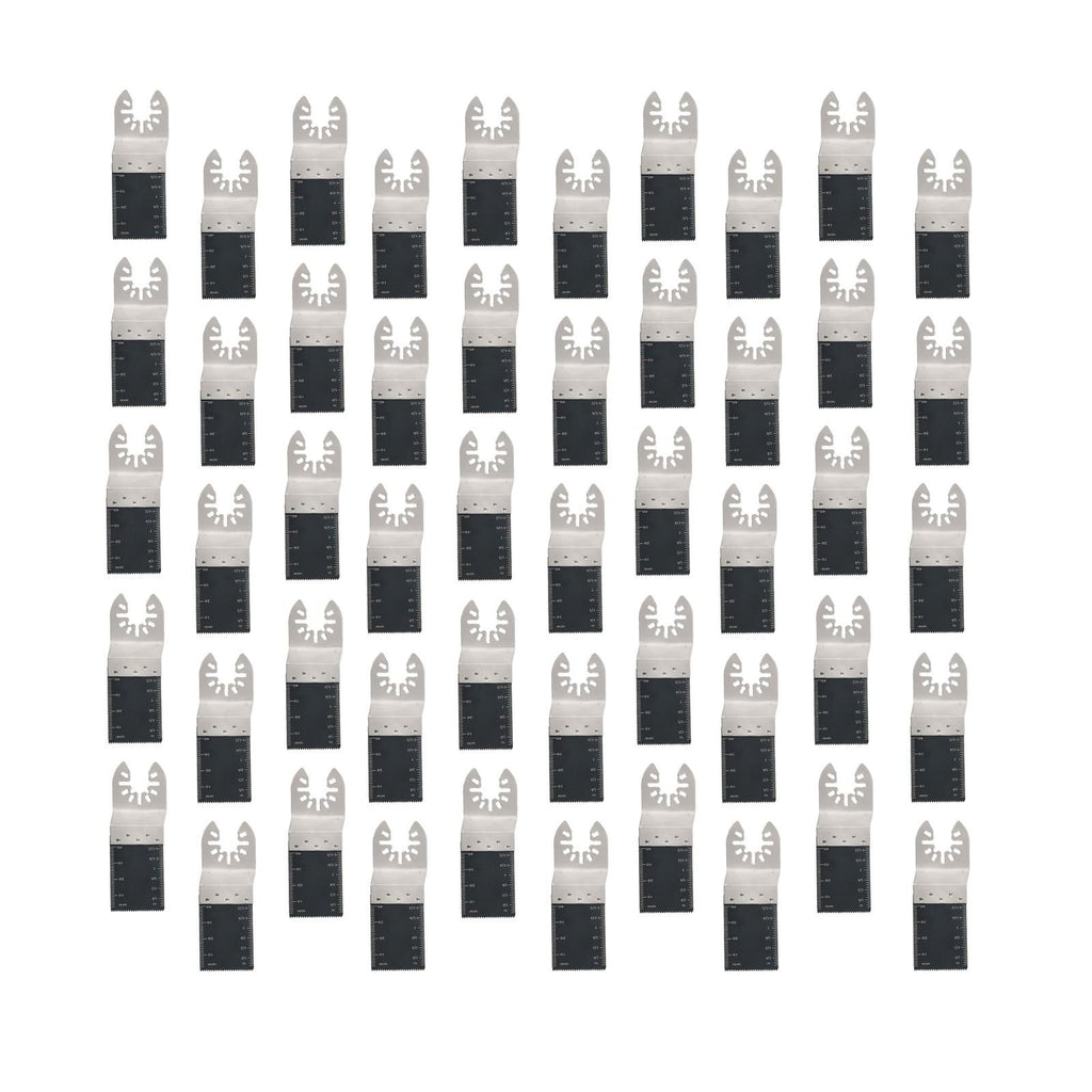 50-Piece Oscillating Saw Blades Bi-Metal Multitool Blades for Wood and Plastic