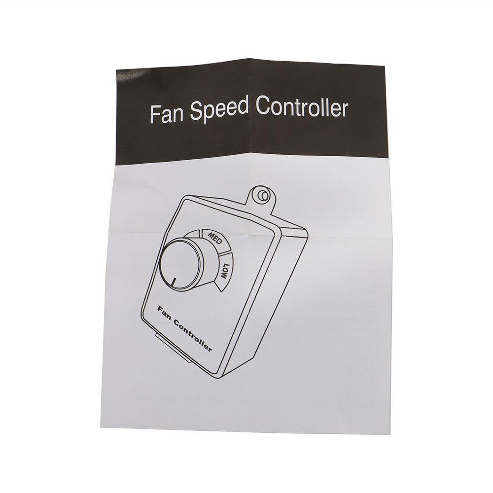 Aluminum 12" Wall Mounted Shutter Exhaust Fan High Speed With Controller 1620RPM
