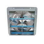 Aluminum 12" Wall Mounted Shutter Exhaust Fan High Speed With Controller 1620RPM