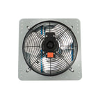 Aluminum 12" Wall Mounted Shutter Exhaust Fan High Speed With Controller 1620RPM
