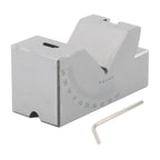 4”x1-13/16" Precision Angle Block with 0-60° V Groove for Machining