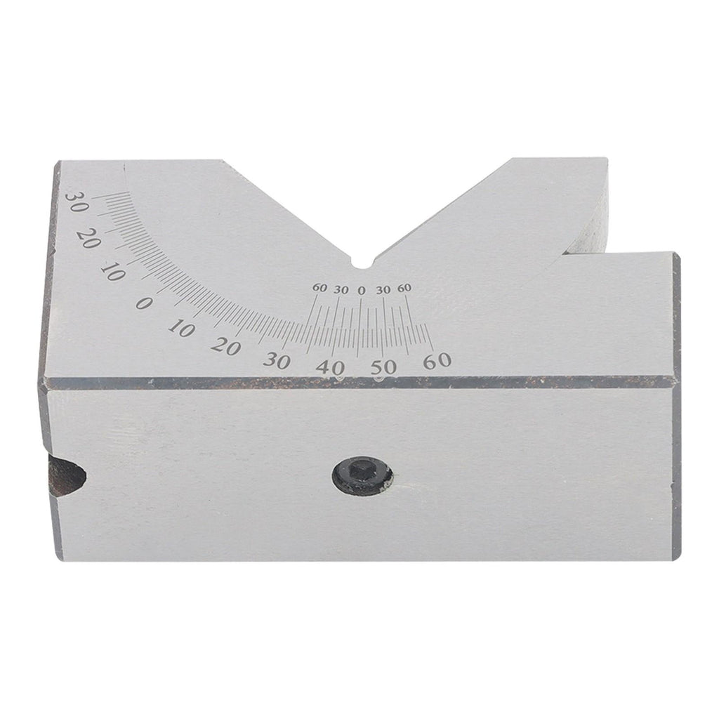 4”x1-13/16" Precision Angle Block with 0-60° V Groove for Machining