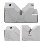 4”x1-13/16" Precision Angle Block with 0-60° V Groove for Machining
