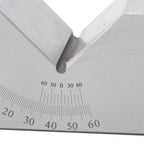 4”x1-13/16" Precision Angle Block with 0-60° V Groove for Machining