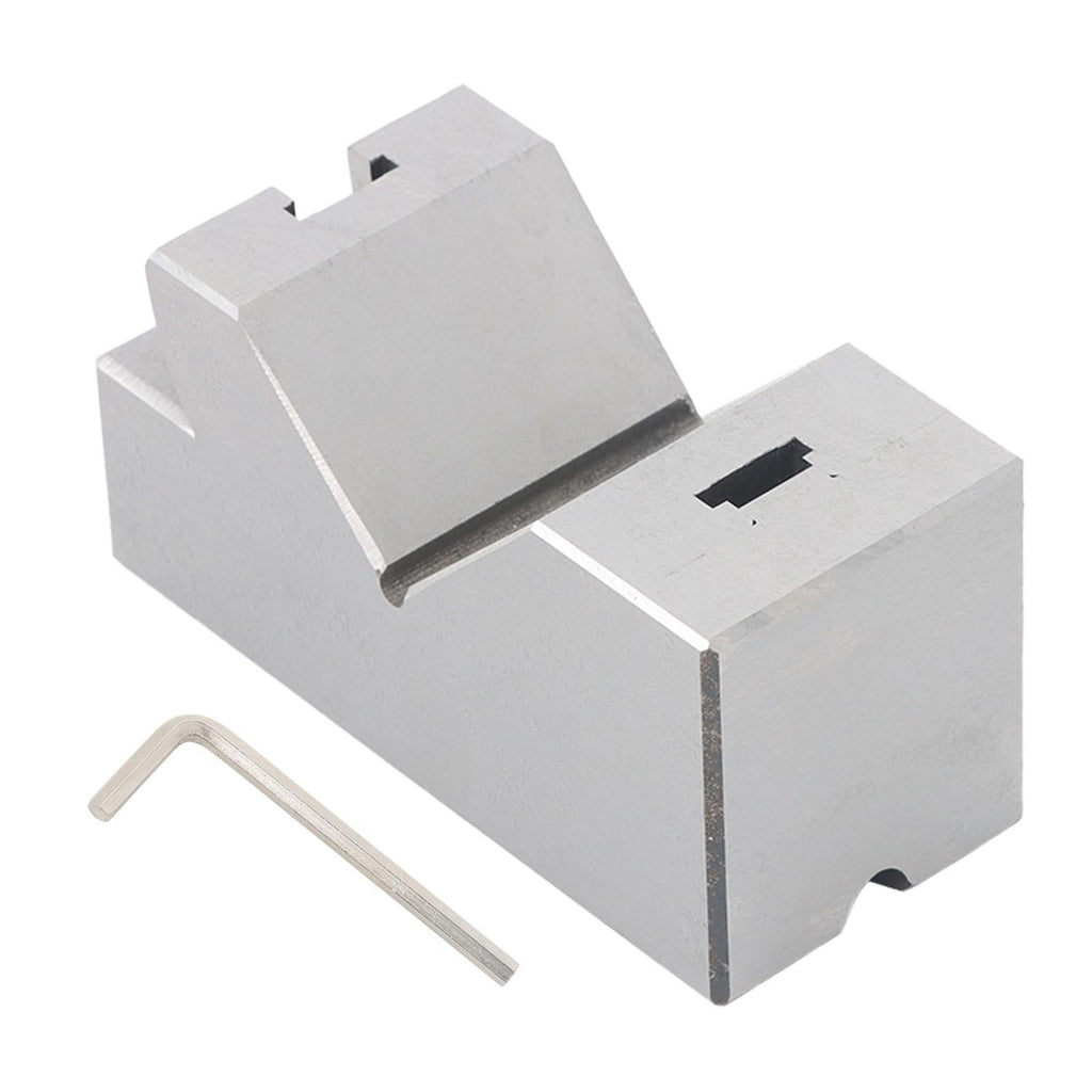 4”x1-13/16" Precision Angle Block with 0-60° V Groove for Machining