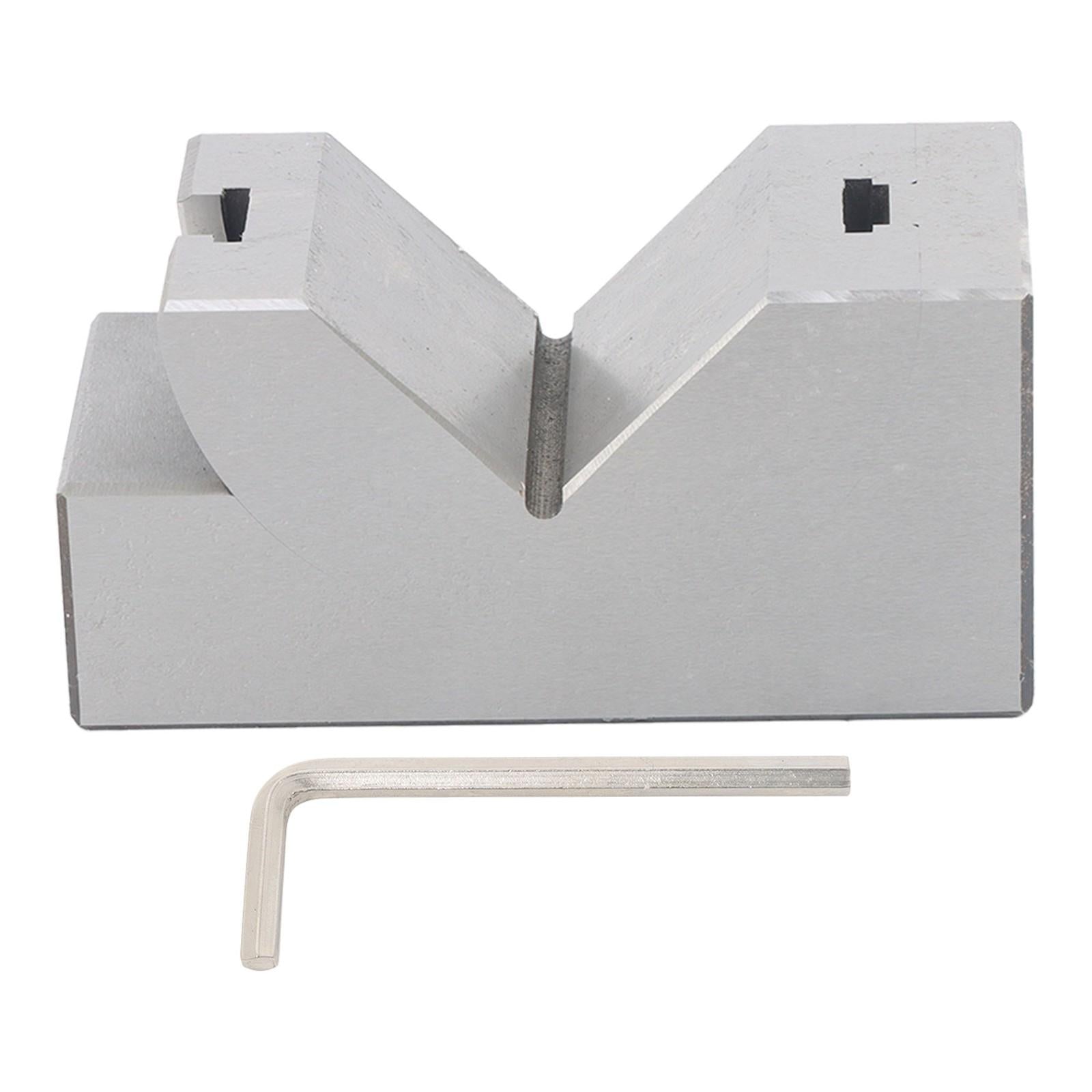 4”x1-13/16" Precision Angle Block with 0-60° V Groove for Machining